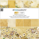 49 And Market - Color Swatch: Ochre - Collection Pack 12"X12"