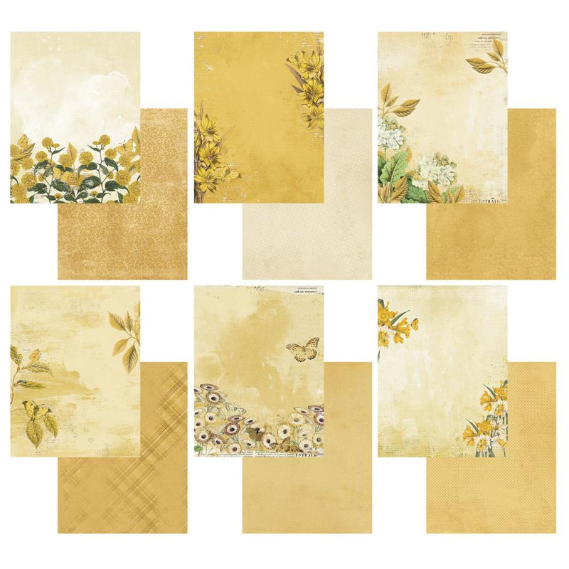 49 And Market - Color Swatch: Ochre - Collection Pack 6"X8"