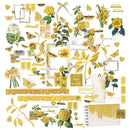 49 And Market - Color Swatch: Ochre - Laser Cut Outs Elements