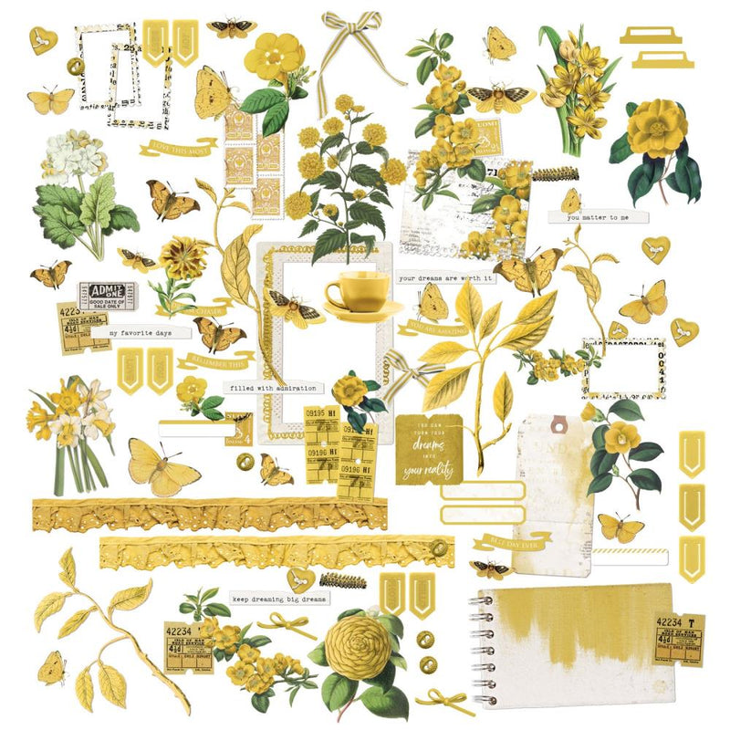 49 And Market - Color Swatch: Ochre - Laser Cut Outs