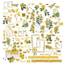 49 And Market - Color Swatch: Ochre - Mini Laser Cut Outs Elements
