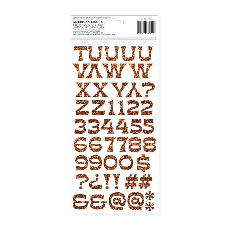 Jen Hadfield - Groovy Darlin' - Thickers - Alphabet