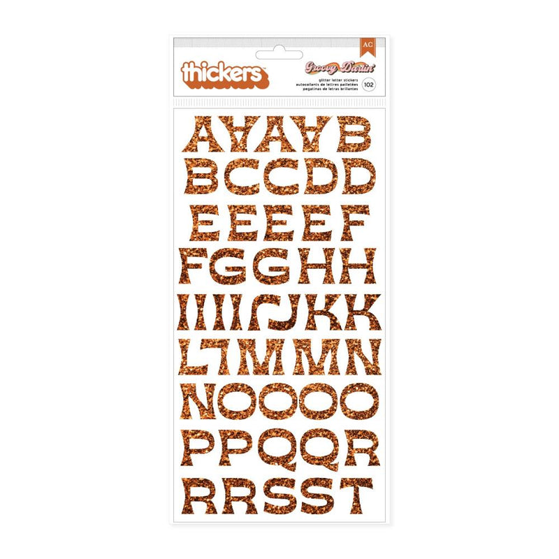 Jen Hadfield - Groovy Darlin' - Thickers - Alphabet