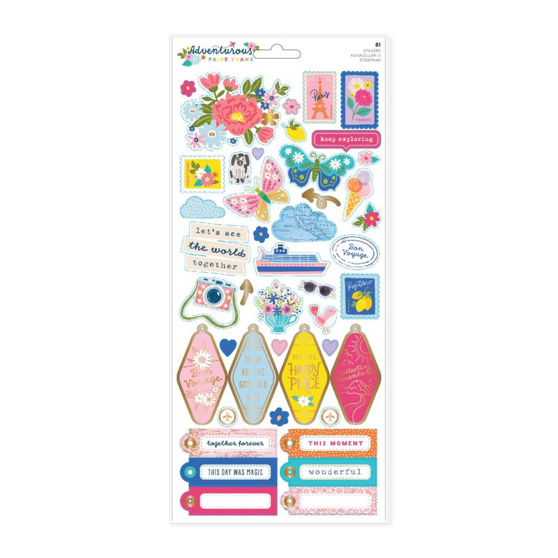 ***Pre-Order*** Paige Evans - Adventurous - Cardstock Stickers