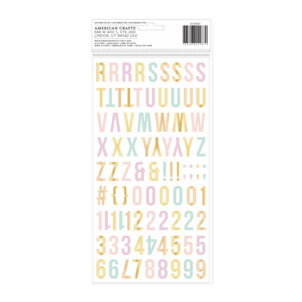 Bea Valint - Sketchbook - Thickers - Alphabet