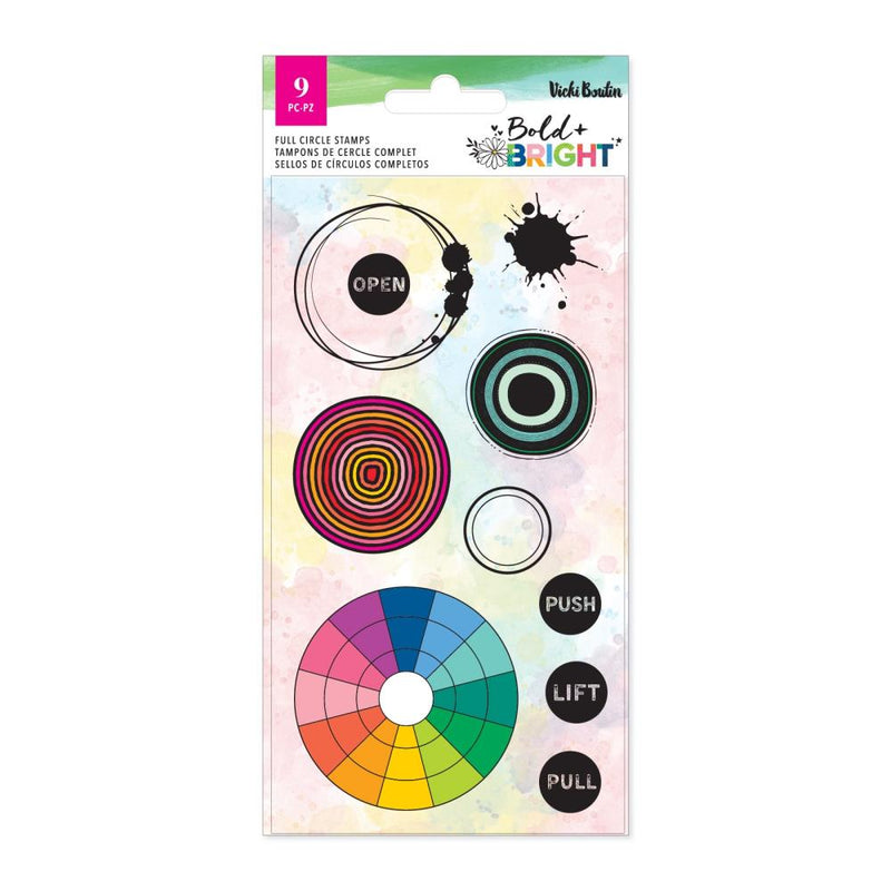 Vicki Boutin - Bold And Bright - Acrylic Stamp Set - Full Circle