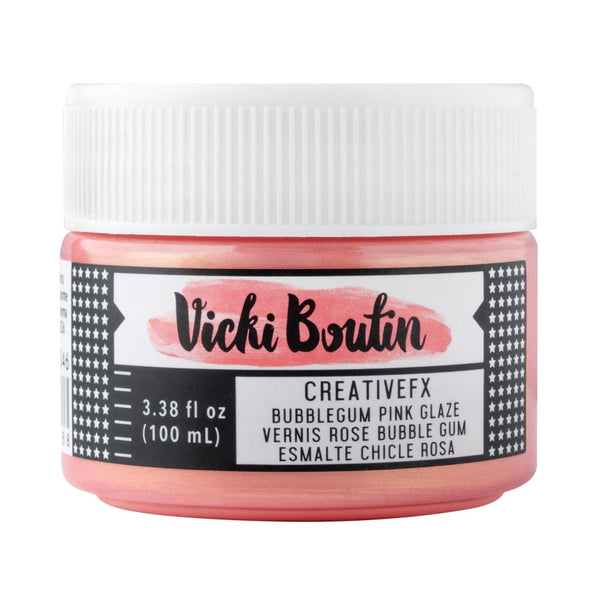 Vicki Boutin - Bold And Bright - Creative FX Texture Paste - Bubblegum Pink Glaze