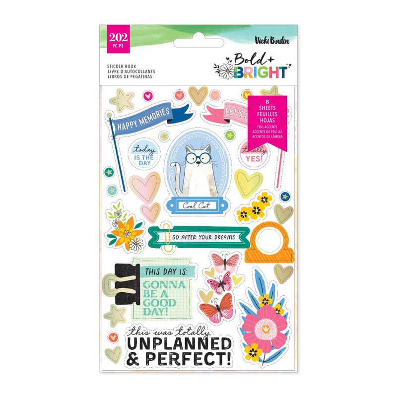 ***Pre-Order*** Vicki Boutin - Bold And Bright - Sticker Book