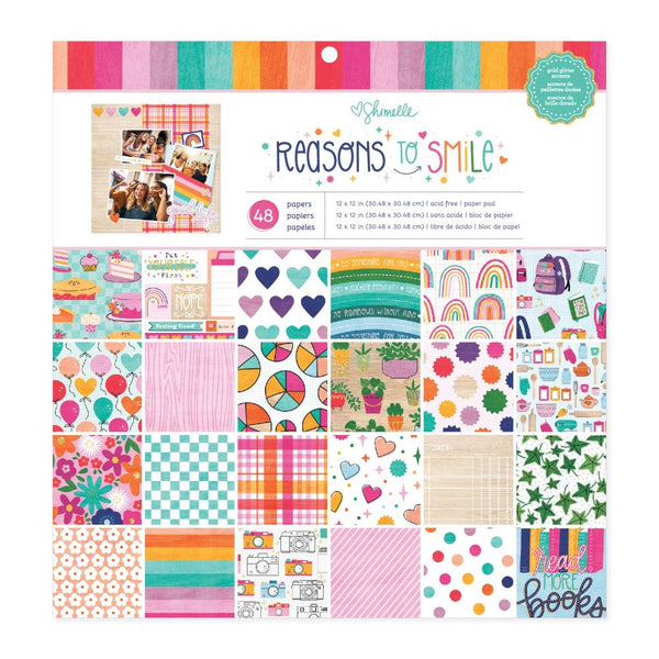 ***Pre-Order*** Shimelle - Reasons To Smile - Paper Pad 12"X12"