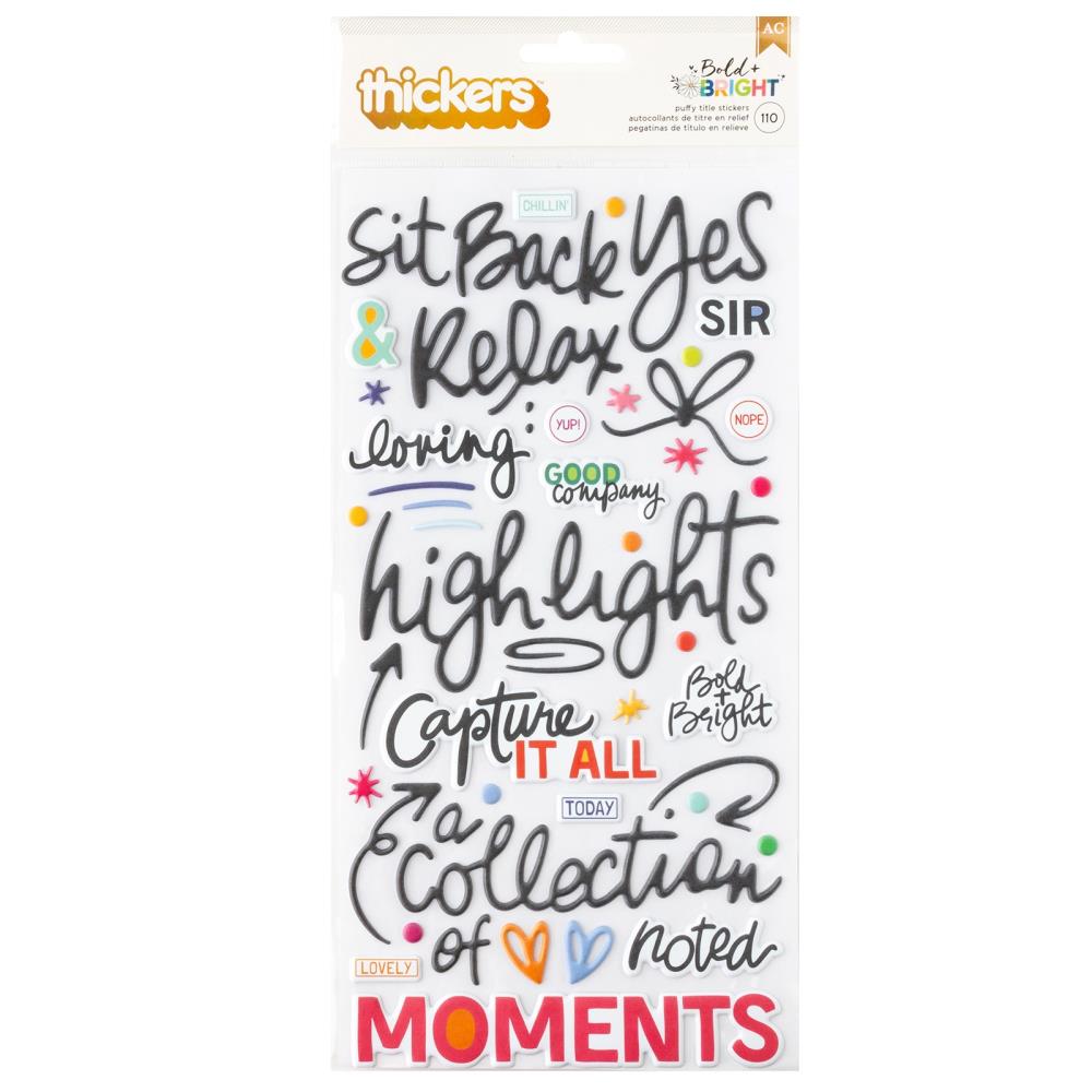 Vicki Boutin - Bold And Bright - Thickers - Titles
