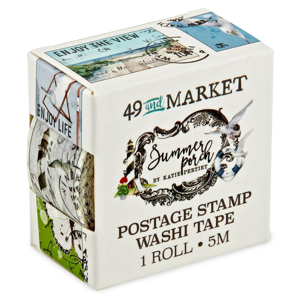 49 And Market - Summer Porch - Washi Tape Roll - Postage