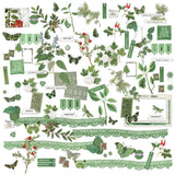 49 And Market - Color Swatch: Willow - Mini Laser Cut Outs Elements