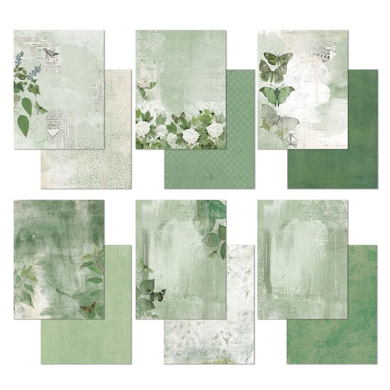 49 And Market - Color Swatch: Willow - Collection Pack 6"X8"