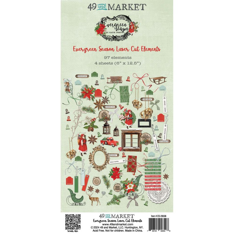 49 And Market - Evergreen Season - Laser Cut Outs - Elements