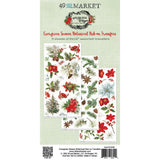 49 And Market - Evergreen Season - Rub-On Transfer Set - Botanical