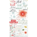 49 And Market - Evergreen Season - Rub-On Transfer Set - Sentiments