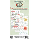 49 And Market - Evergreen Season - Rub-On Transfer Set - Sentiments