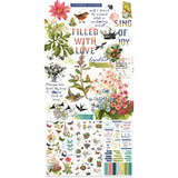 49 And Market - Birdsong - Rub-On Transfer Set - Essentials