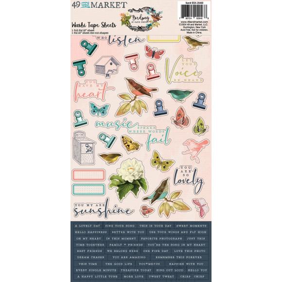 ***Pre-Order*** 49 And Market - Birdsong - Washi Tape Sheets