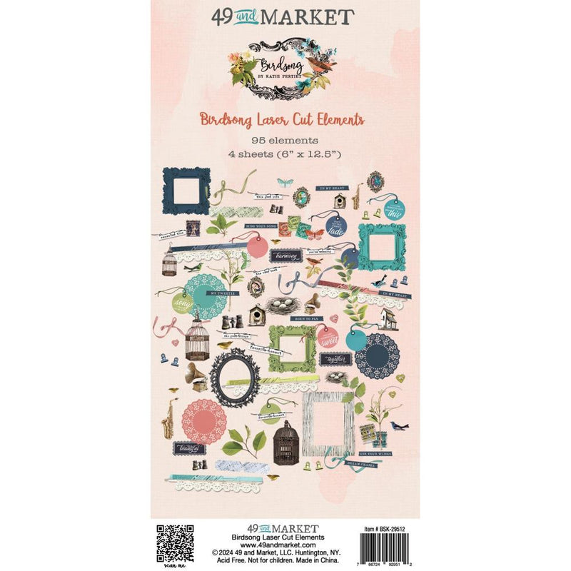 49 And Market - Birdsong - Laser Cut Outs Elements