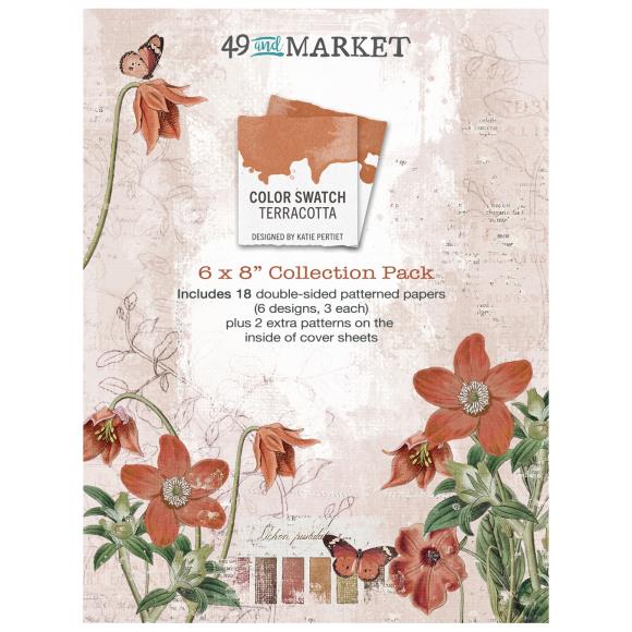 ***Pre-Order*** 49 And Market - Color Swatch - Terracotta - 6"x8" Collection Pack