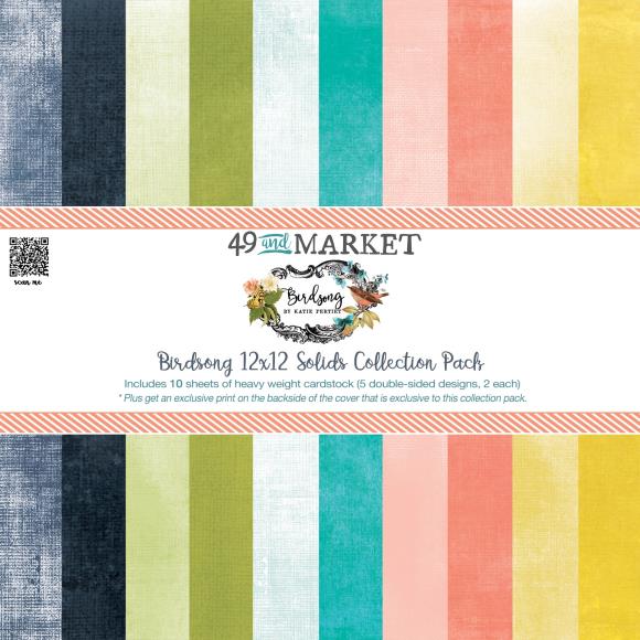 ***Pre-Order*** 49 And Market - Birdsong - Solid 12"x12" Collection Pack