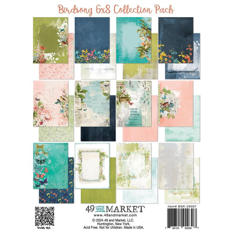 49 And Market - Birdsong - Collection Pack 6"X8"
