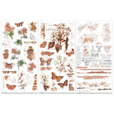 49 And Market - Color Swatch: Terracotta - Rub-On Transfer Set
