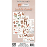 49 And Market - Color Swatch: Terracotta - Rub-On Transfer Set