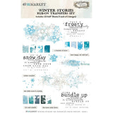 49 And Market - Rub-On Transfer Set 6"X8" - Winter Stories