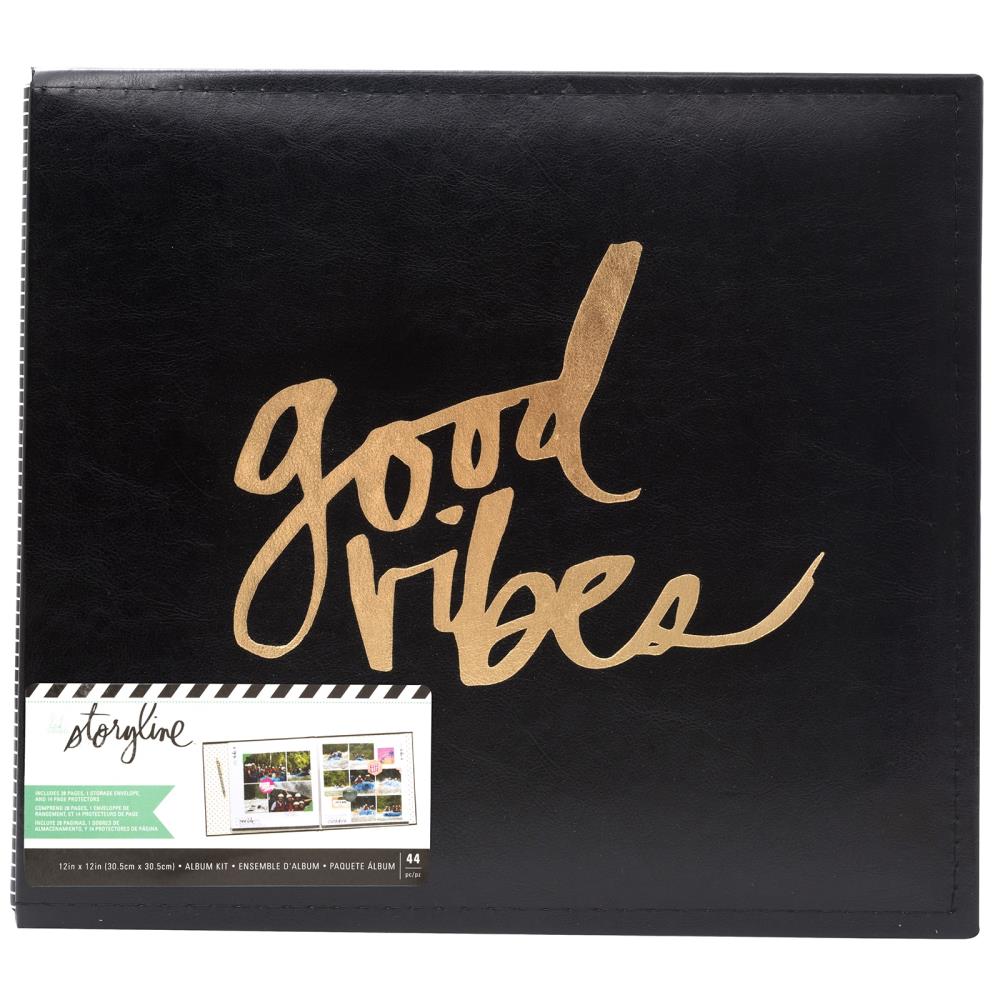 Heidi Swapp - Storyline2 Post Bound Album 12"X12" - Good Vibes