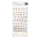 American Crafts - Again & Again - Thickers Stickers - Simplicity Alpha - Puffy