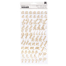 American Crafts - Again & Again - Thickers Stickers - Simplicity Alpha - Puffy