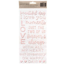 Pebbles - Lovely Moments - Thickers Stickers - Phrase - Puffy