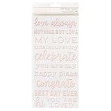 Pebbles - Lovely Moments - Thickers Stickers - Phrase - Puffy