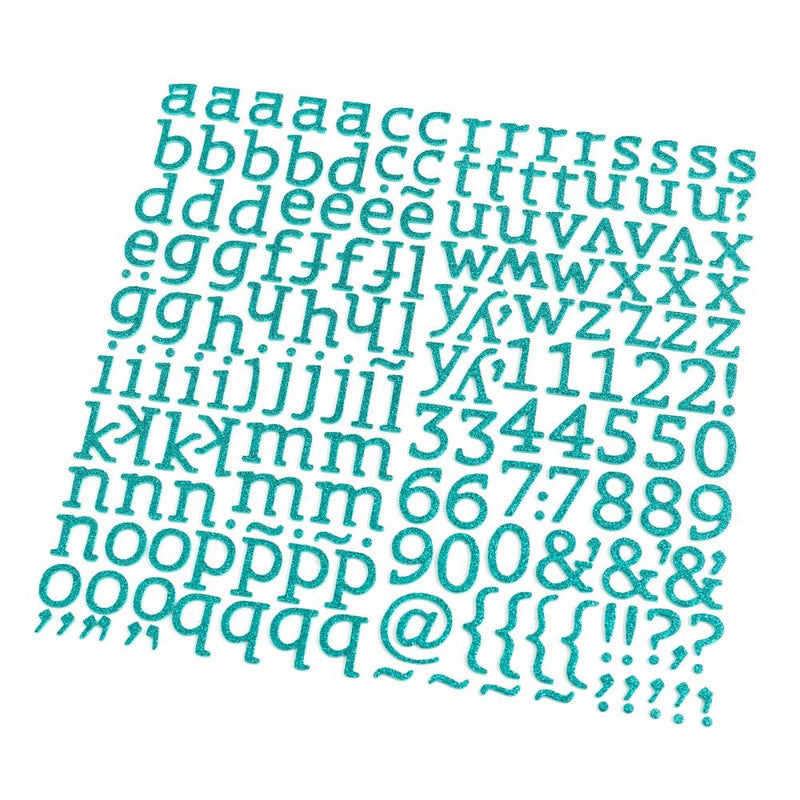 American Crafts - Thickers Glitter Foam Stickers - Sunny - Reef