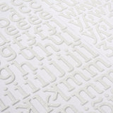 American Crafts - Thickers Glitter Foam Stickers - Sunny - White