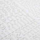 American Crafts - Thickers Glitter Foam Stickers - Sunny - White