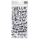 Vicki Boutin - Field Notes - Thickers Stickers - Phrase Black