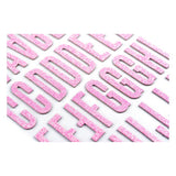 American Crafts - Thickers Chipboard Glitter Stickers - Shoe Box - Bubble Gum