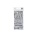 American Crafts - Thickers Printed Chipboard Stickers - Marquise - Black