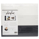 Heidi Swapp - Storyline2 Post Bound Album 12"X12" - Navy Stripe
