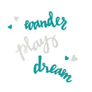 American Crafts - Fancy Free - Thickers Stickers - Fancy - Glittered Foam