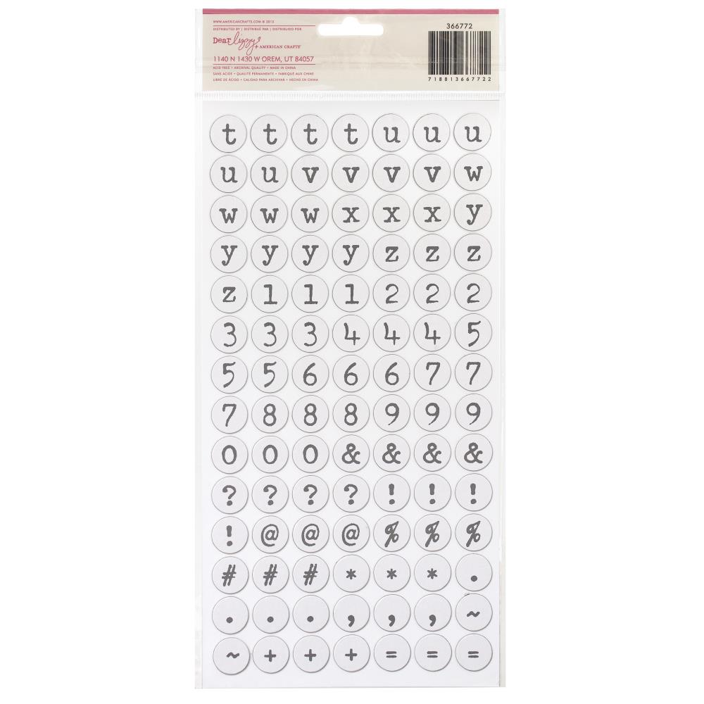 Dear Lizzy - Daydreamer - Thickers Alpha Stickers - YoYo