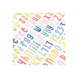 Shimelle - Box Of Crayons - Thickers Stickers - Alphabet - Multi Chipboard
