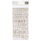 American Crafts - Thickers Stickers - Abroad Everywhere Map