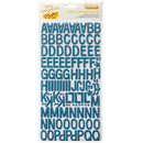 Amy Tangerine - Plus One - Thickers Alpha Stickers - Other Half - Aqua Glitter Foam