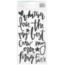 Dear Lizzy - Documentary Thickers - Phrase Stickers - Snapshots - Black Foam