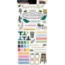 49 And Market - The Flower Emporium - Die-Cuts Cardstock Stickers