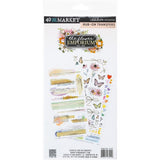 49 And Market - The Flower Emporium - Rub-On Transfer Set - Essentials